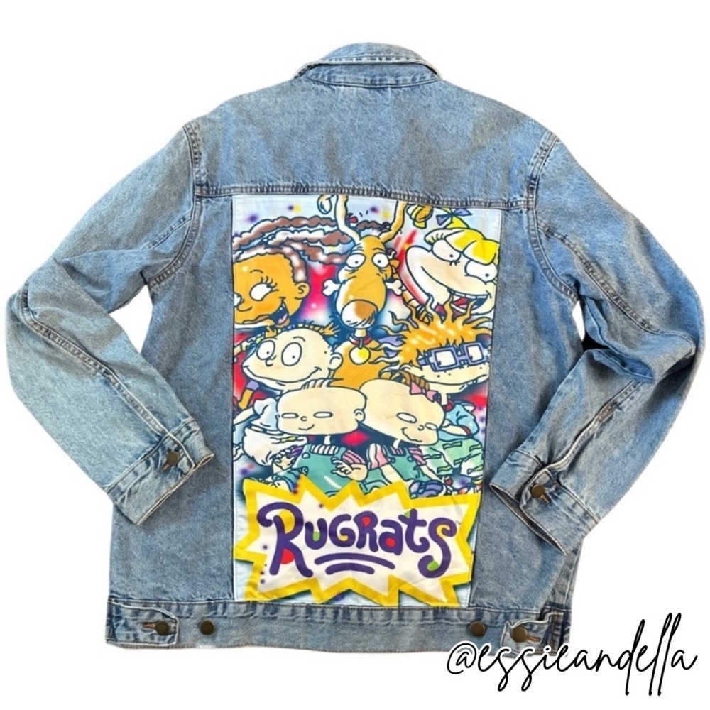 Nickelodeon Rugrats Denim Jacket men’s M, ladies L cartoon print